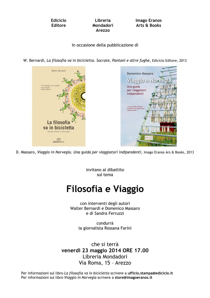 Locandina Filosofia e Viaggio Arezzo 23. 05. 2014